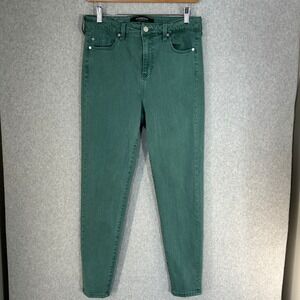 Liverpool Los Angeles‎ High Rise Ankle Skinny Jeans Shale Green Womens Sz 8 / 29